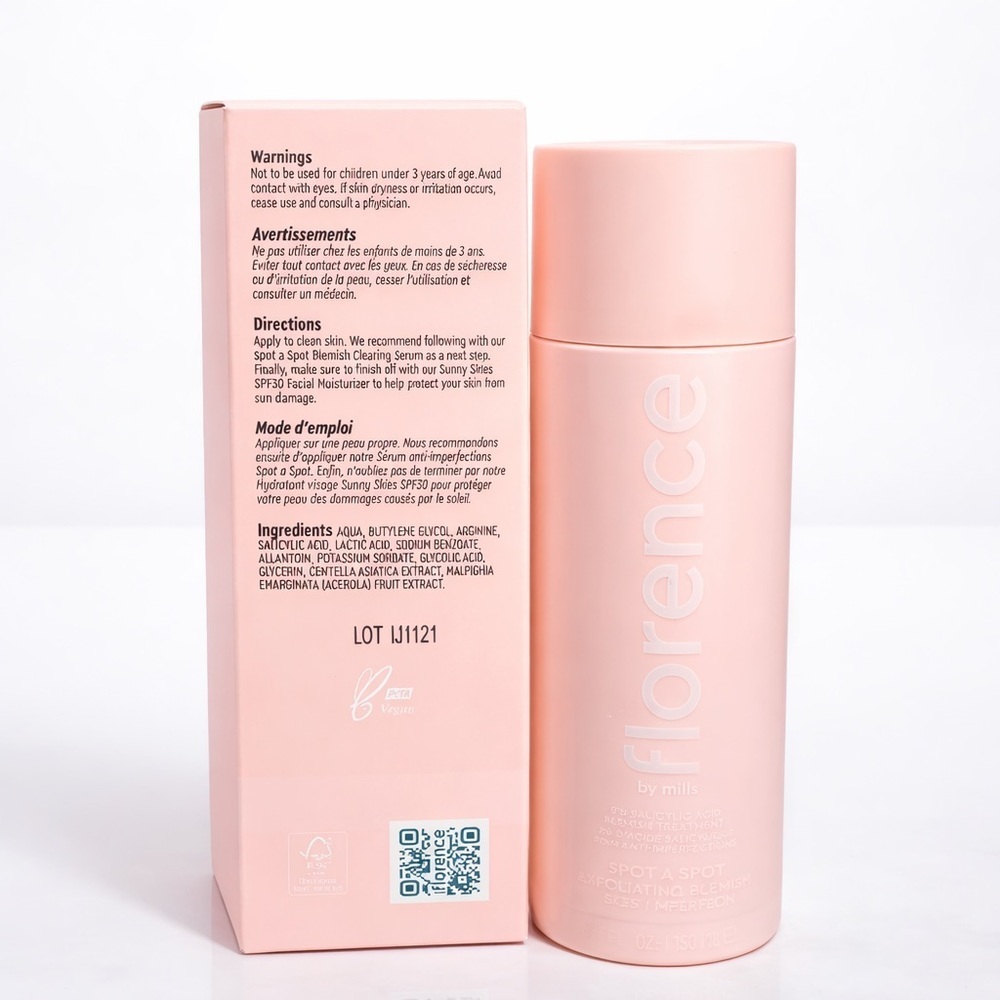 Florence by Mills Pink Spot a Spot Exfoliating Blemish Solution 5 fl oz - New - Picture 2 of 3